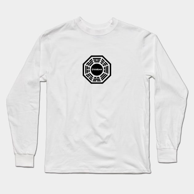 Dharma Initiative (small logo) Long Sleeve T-Shirt by cunningmunki